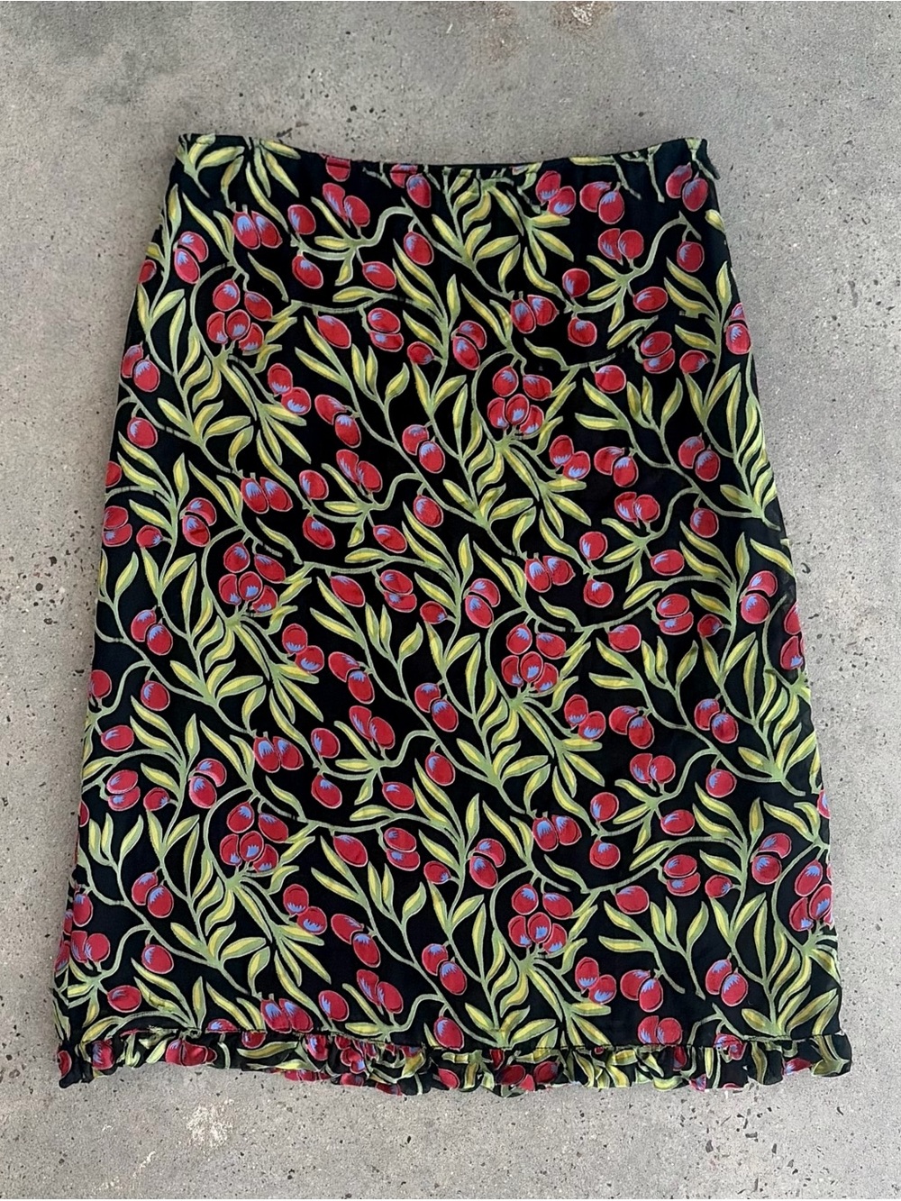 Betsey Johnson RARE Vintage Cherry Skirt
